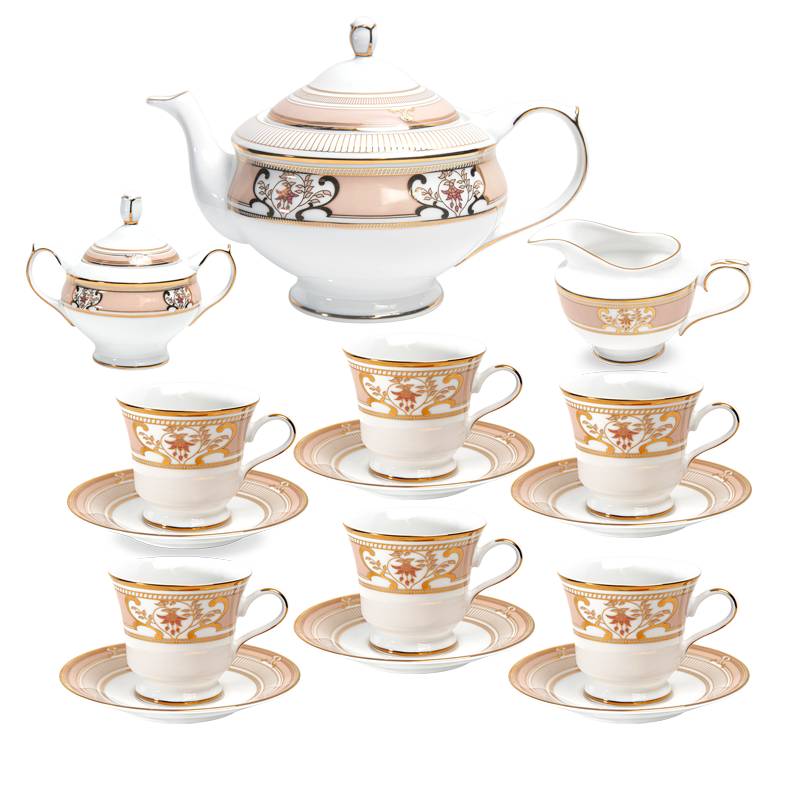 Blush of Fuchsia Tea Set (15-Piece) - Image 3