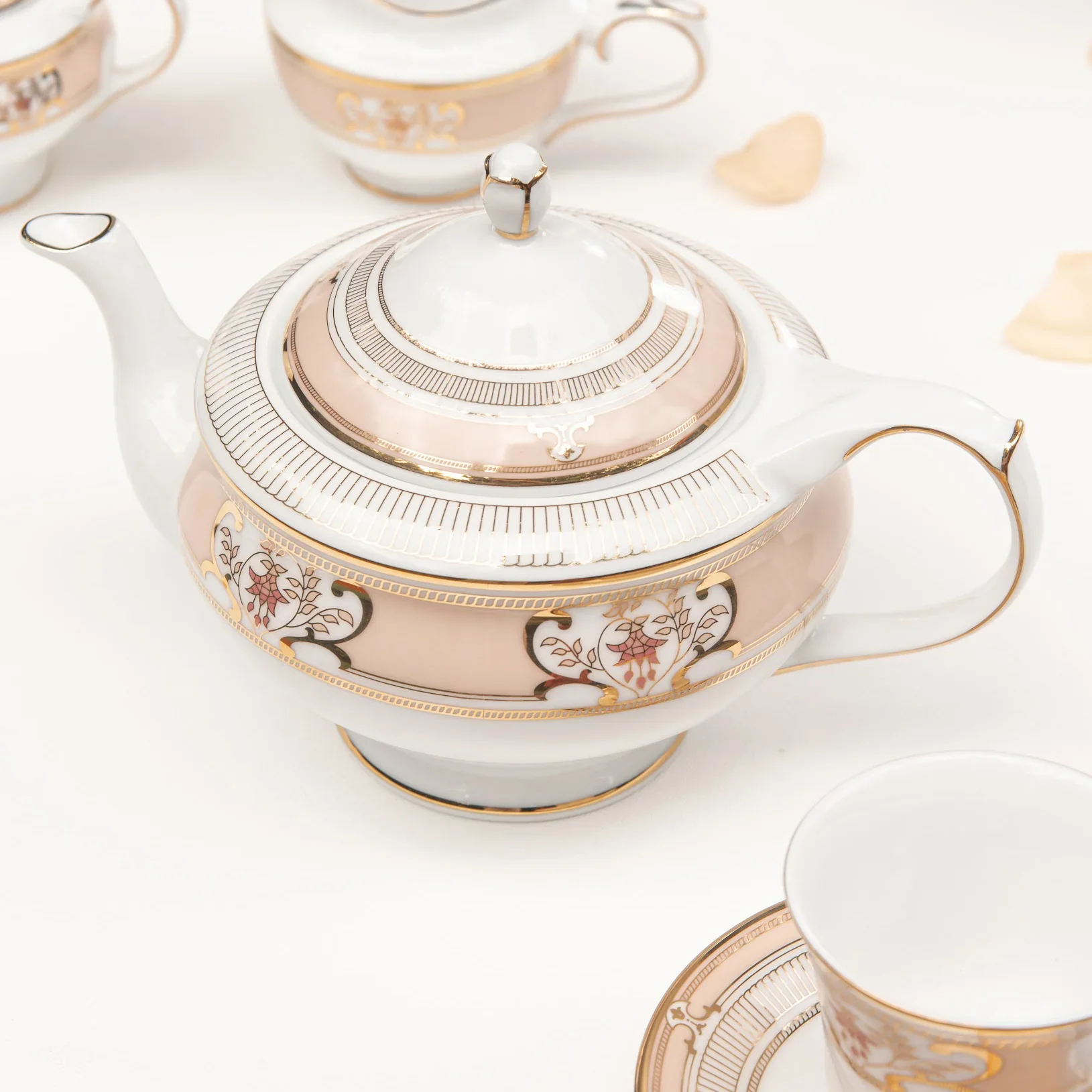 Blush of Fuchsia Tea Set (15-Piece) - Image 4