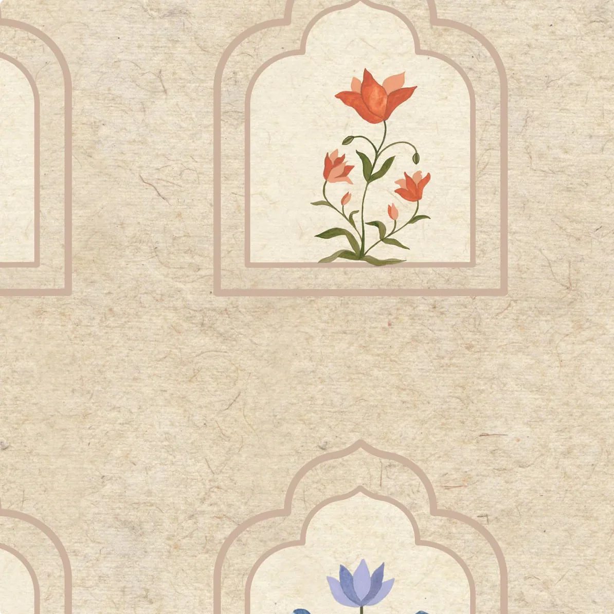 'Floral Radiance' Wallpaper - Image 2