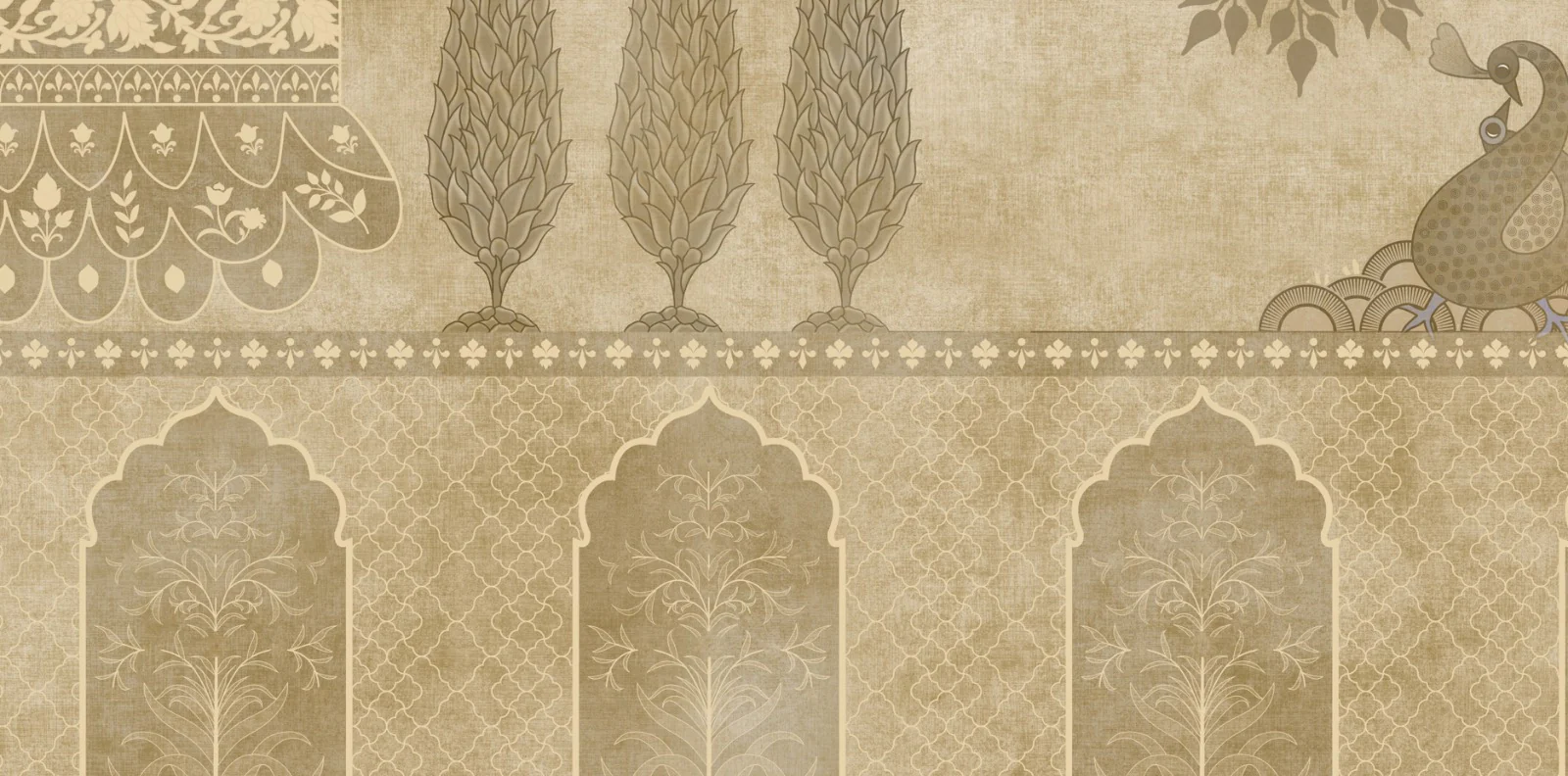 'Golden Haveli' Wallpaper - Image 4