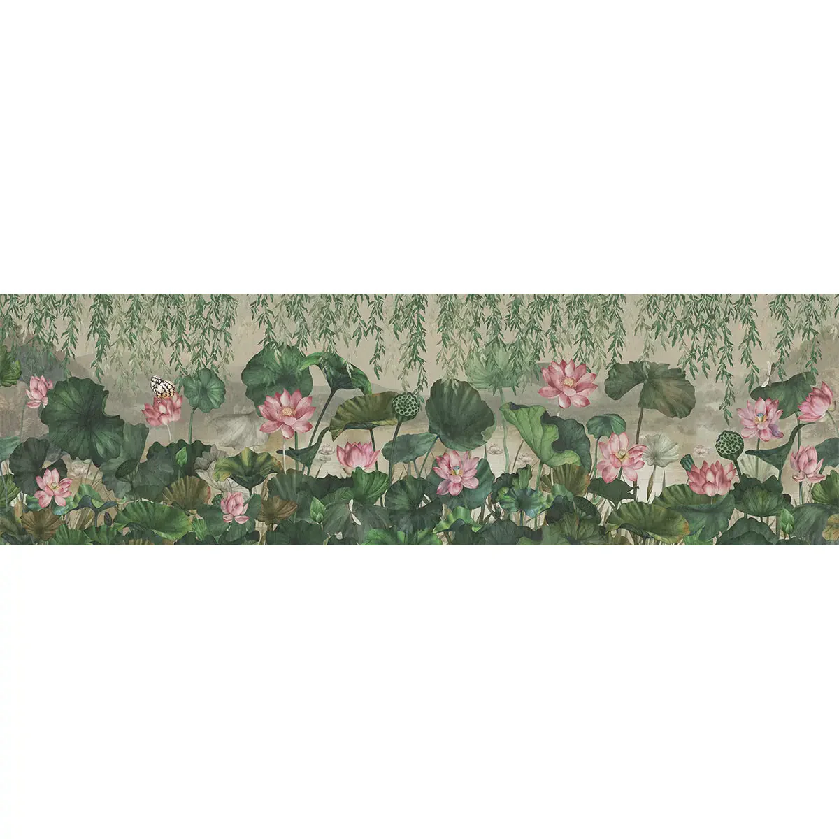 'Lotus Garden' Wallpaper - Image 4