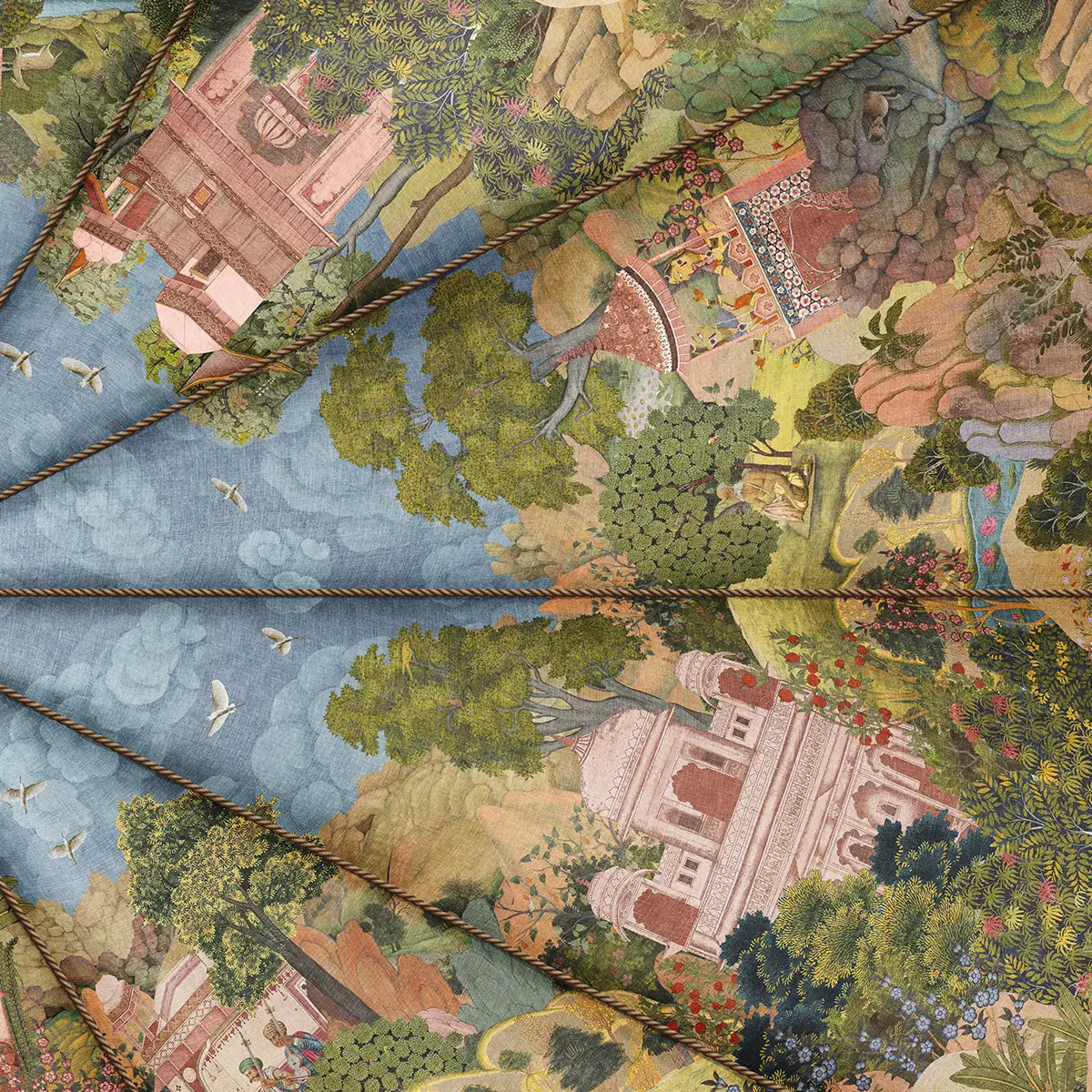 ‘Maharaja Maharani Canopy' Ceiling Wallpaper - Image 2