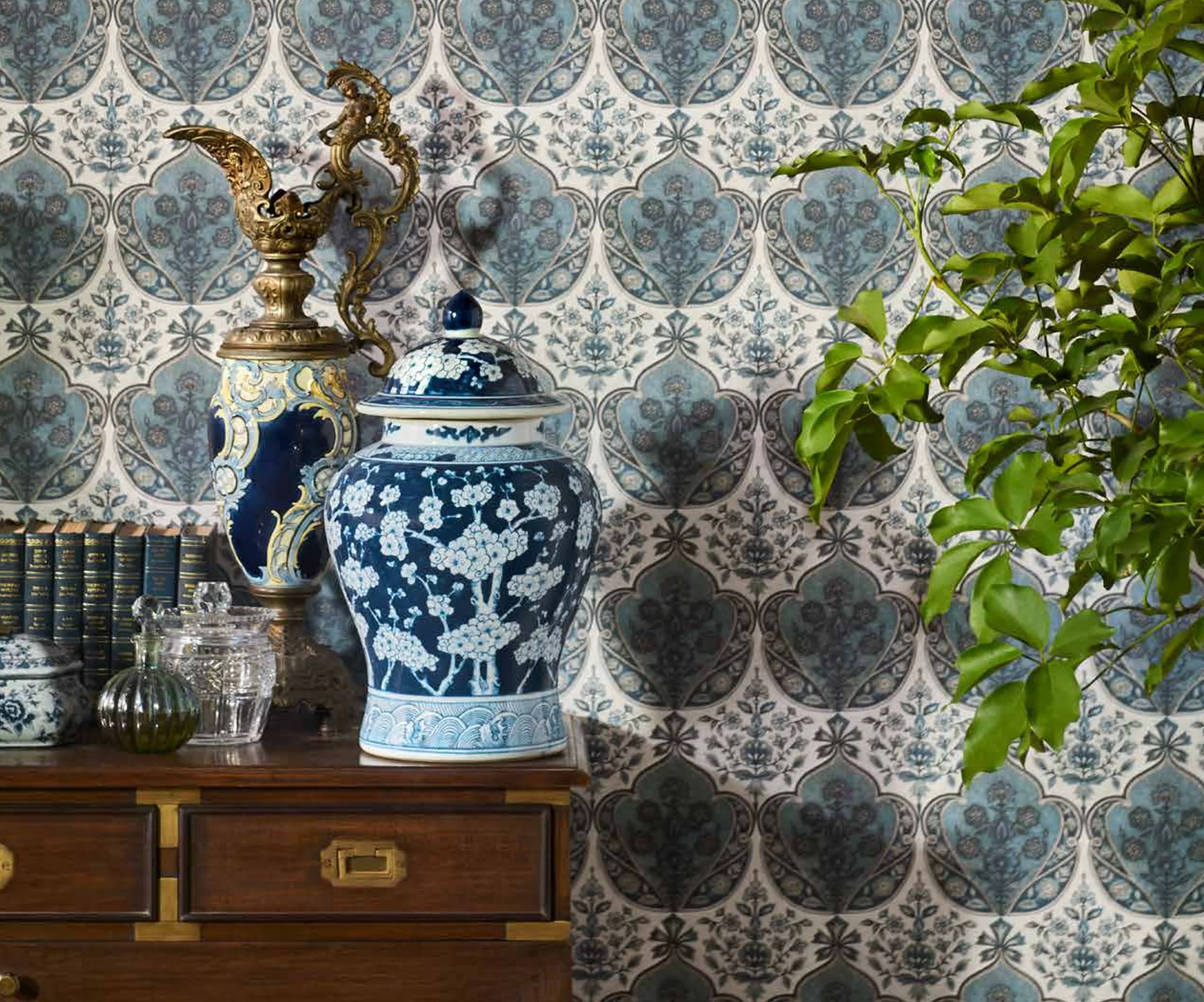Sabyasachi | 'Jaipur Valencia' Wallpaper - Image 4