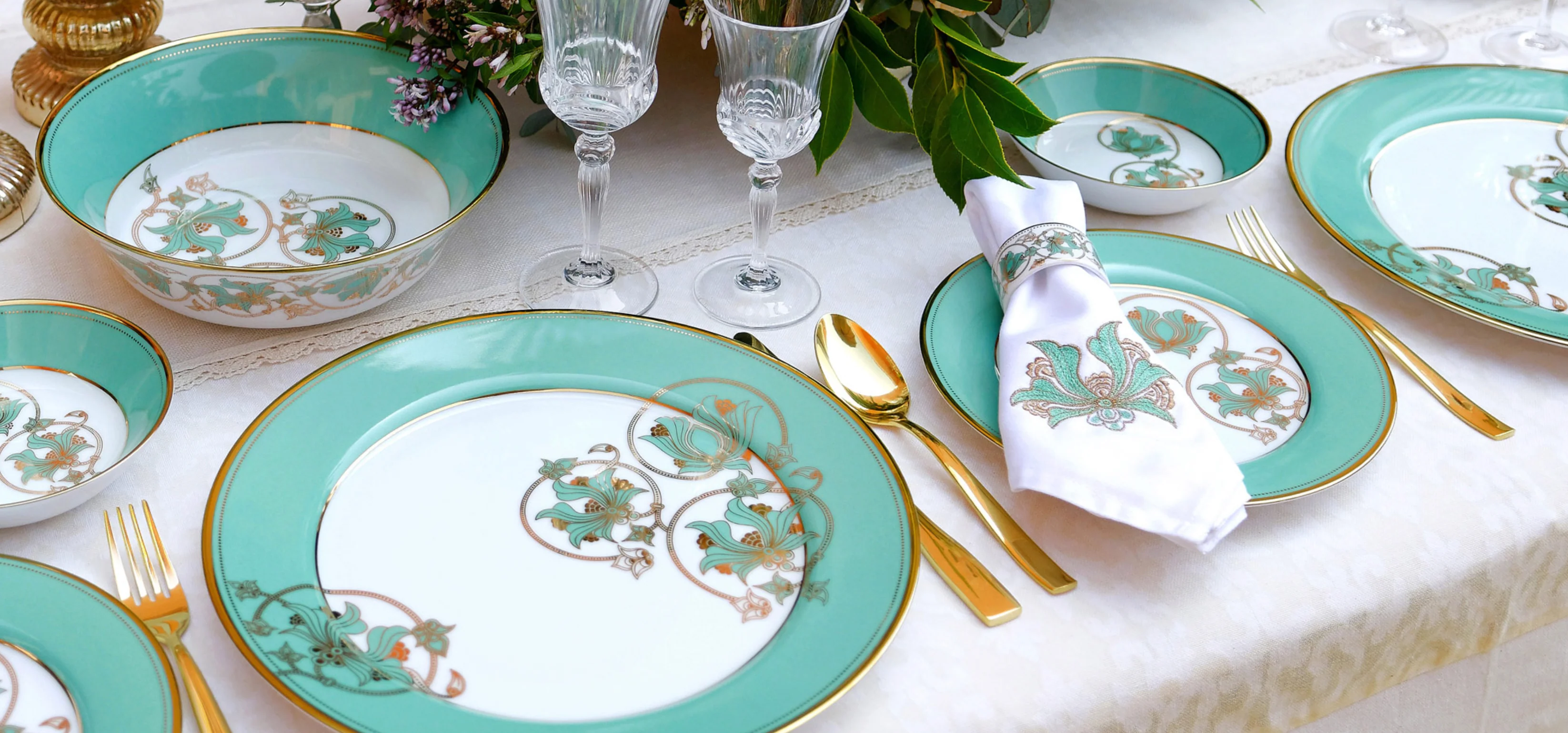 Spring in Udaipur Dinner Set (27-Piece) - Image 8