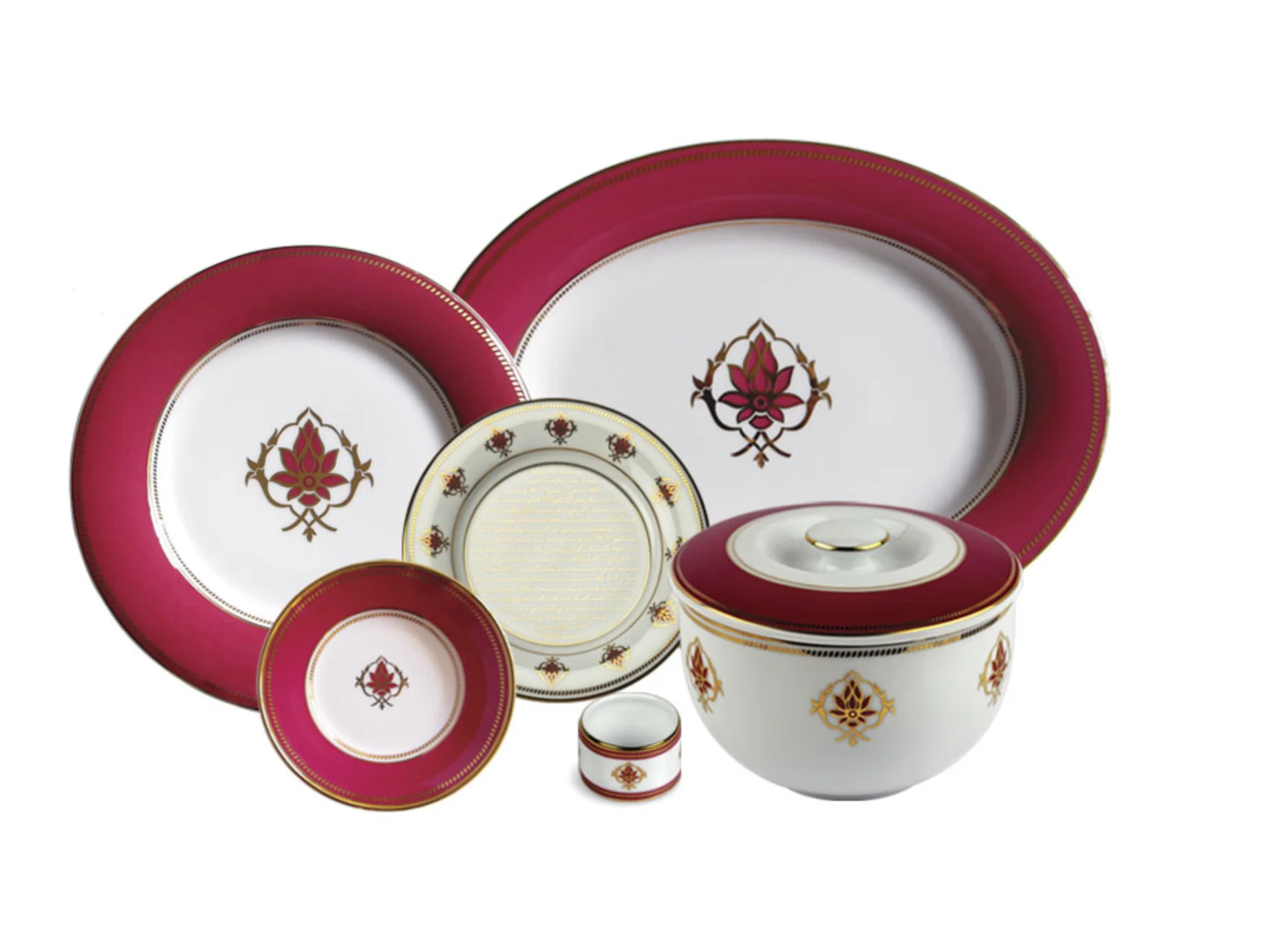 The Lotus at Fatehpur Dinner Set (27-Piece) - Image 2