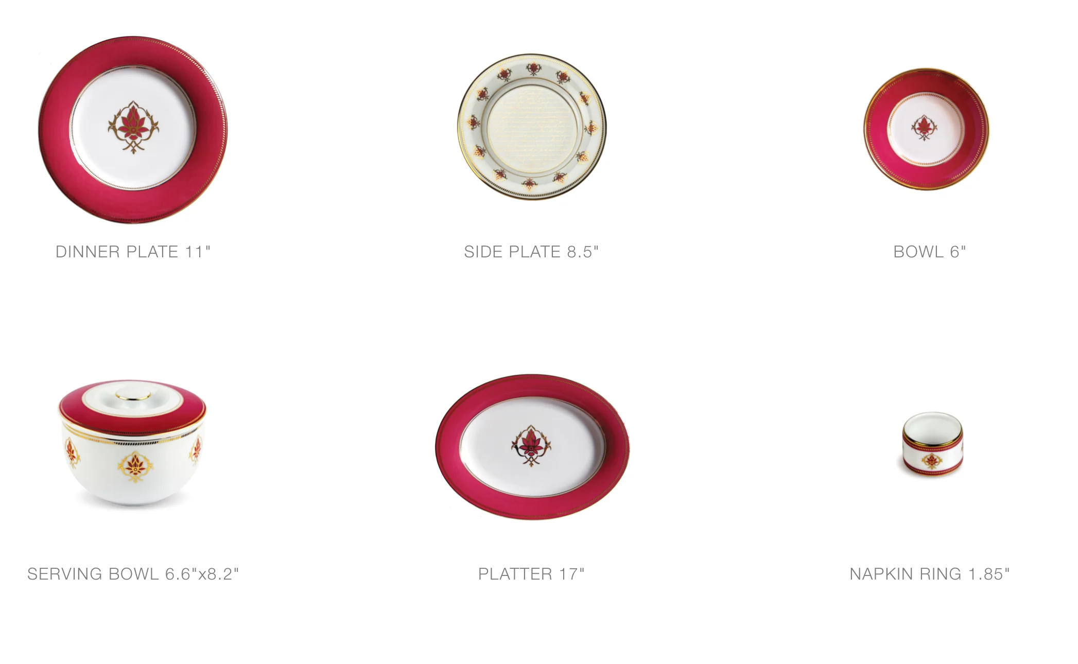 The Lotus at Fatehpur Dinner Set (27-Piece) - Image 3