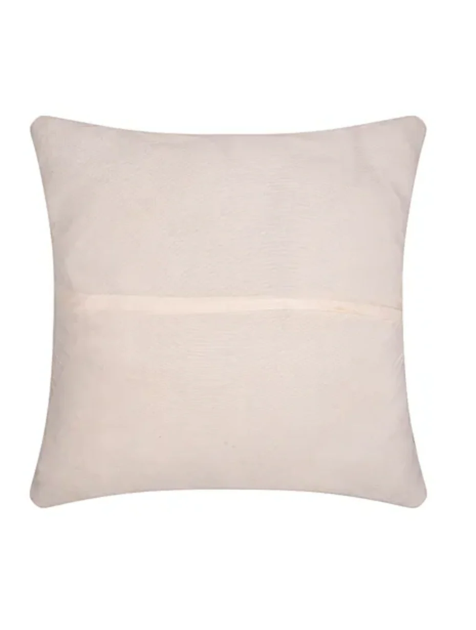 Turquoise and White Block Print Cushion Covers (Set of 2) - Image 3