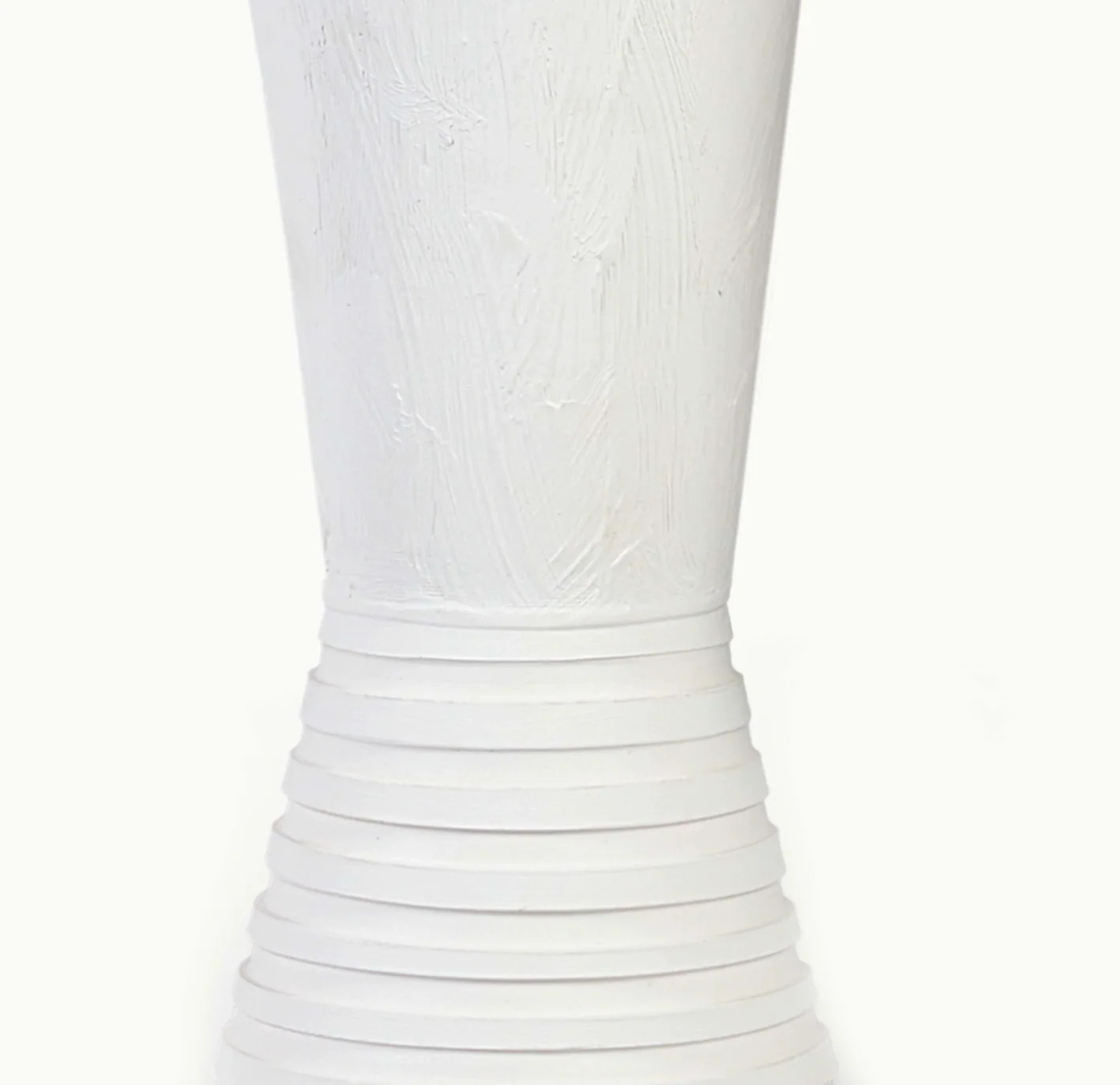 White Terracotta Vases (Set of 2) - Image 3