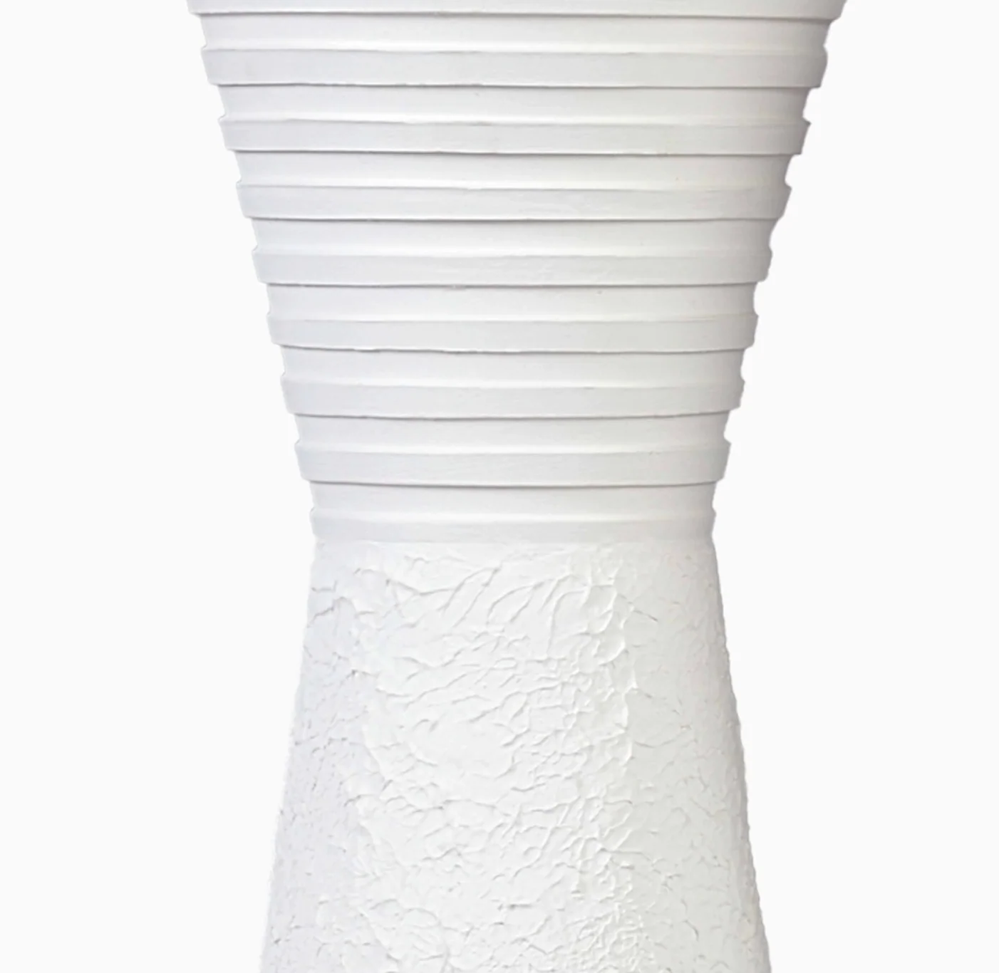White Terracotta Vases (Set of 2) - Image 4