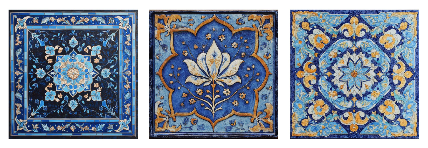 Zahara Tile Wall Art (Set of 3) - Image 2